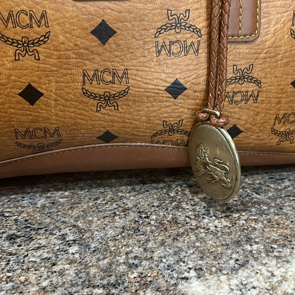MCM Boston leather handbag - Picture 3 of 10